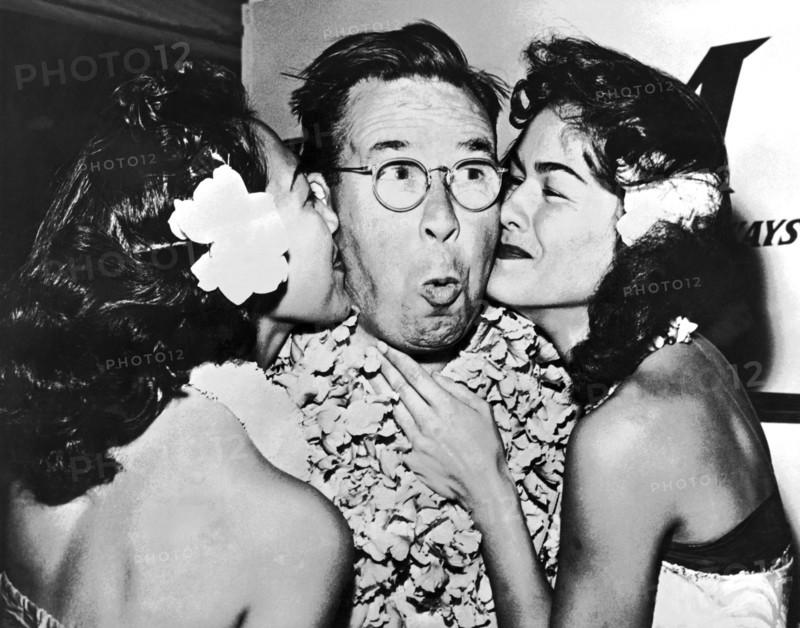 Greeted With A Kiss And A Lei