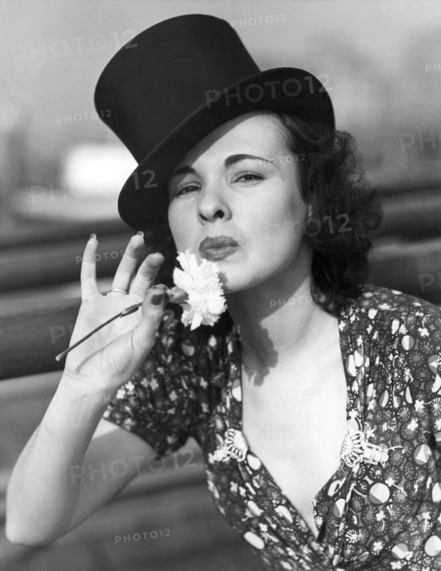 Woman With Carnation Kiss
