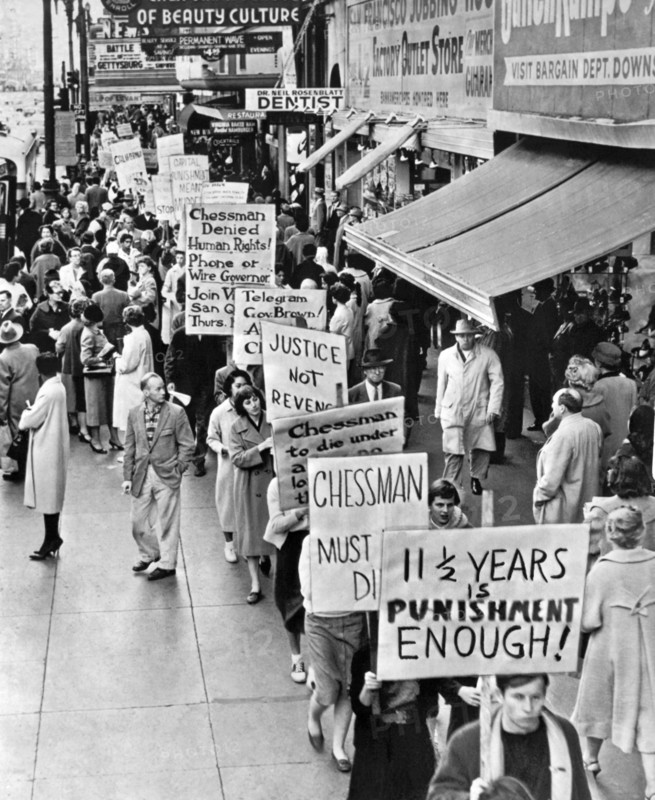 Chessman Execution Protesters