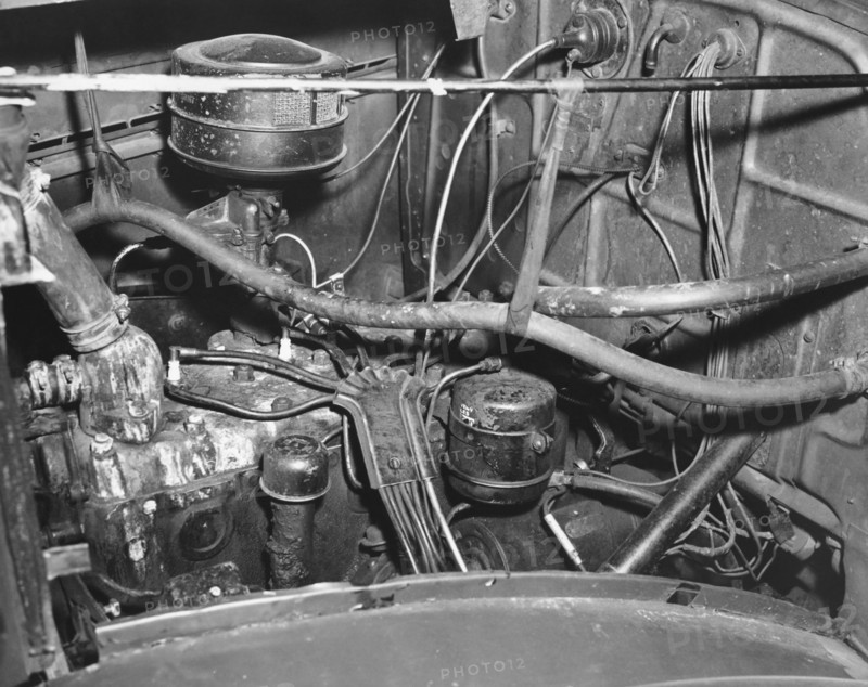 Engine Compartment Of A Car