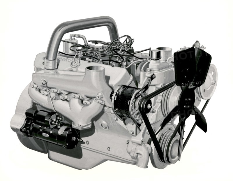 V-8 GMC Diesel Engine