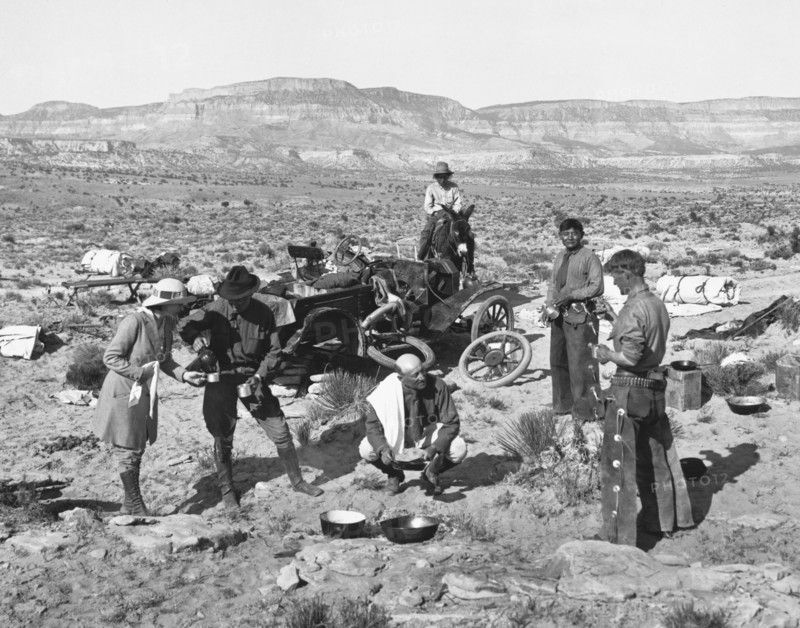 Car Broken Down In The Desert