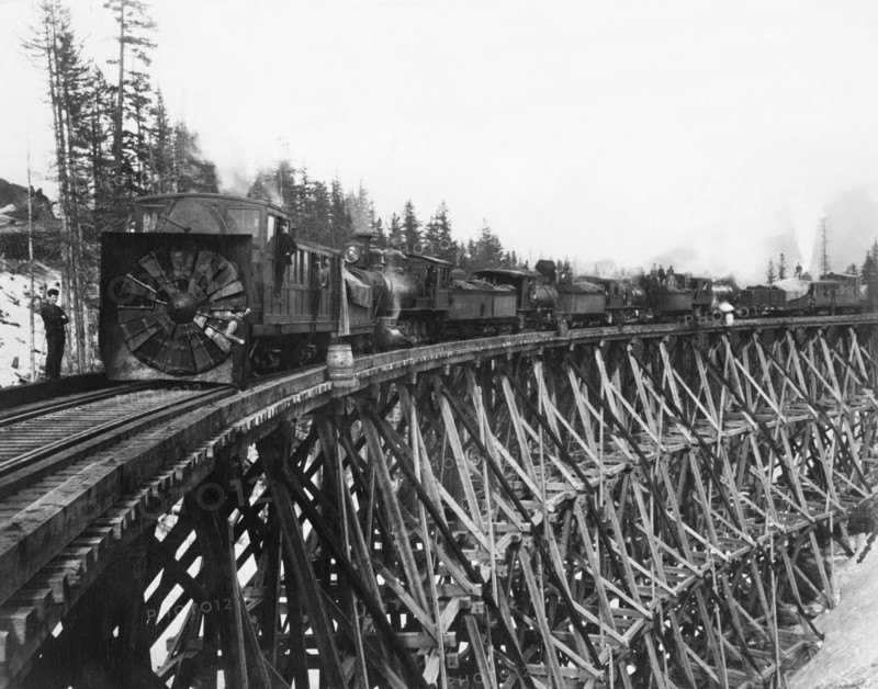 Railroad Rotary Snow Plow