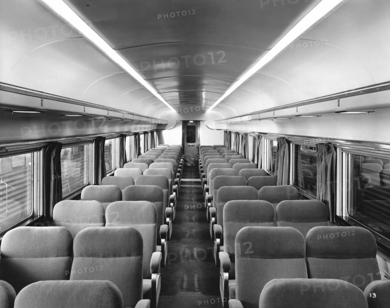 Chair Car On Denver Zephyr