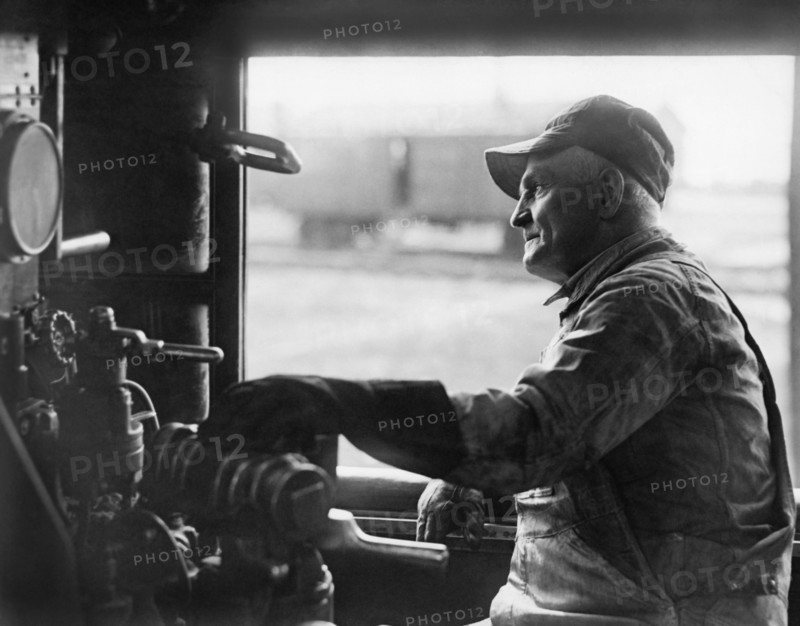 A Railroad Engineer At Work