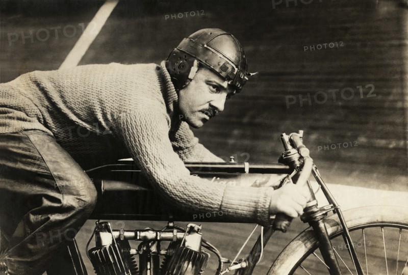 Motorcyclist Andre Grapperon