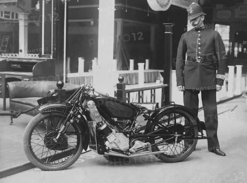 Motorcycle On Display