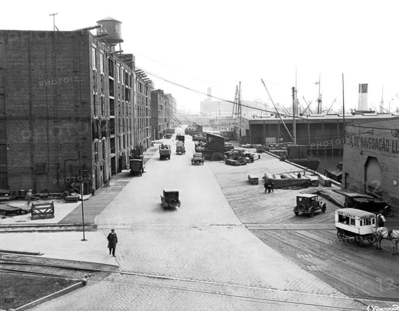 Dock Scene In New York City