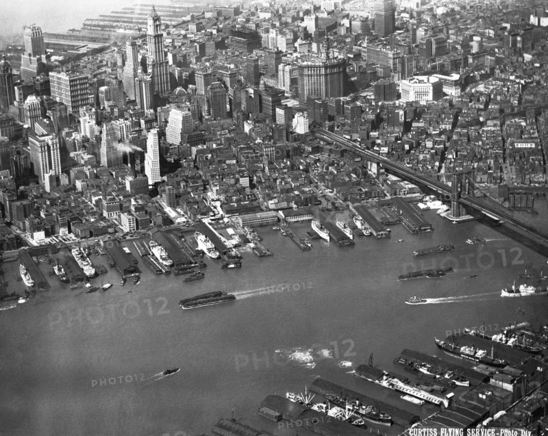 Aerial View Of Lower Manhattan