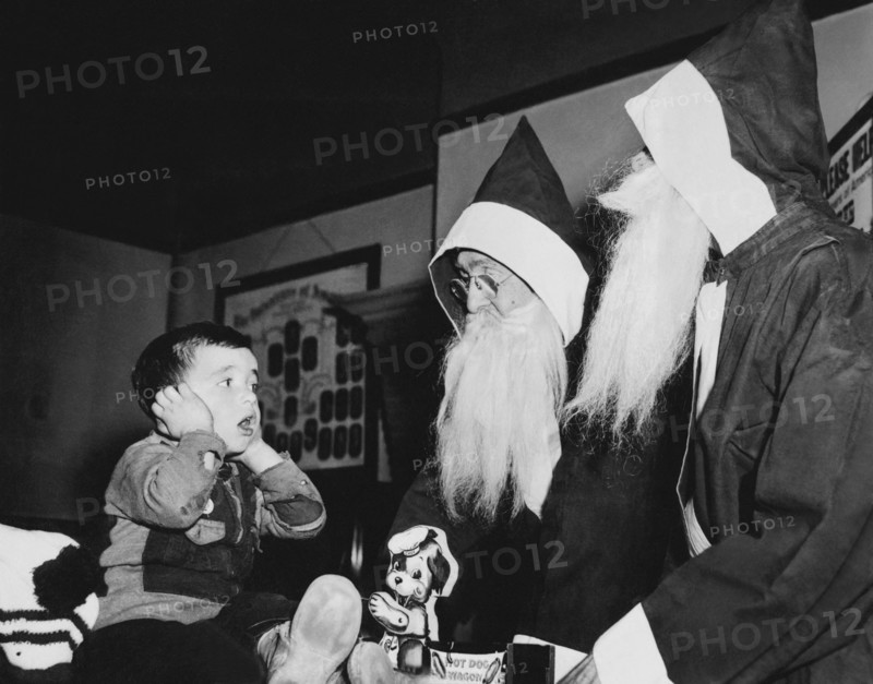 Two Santas Too Much For Boy