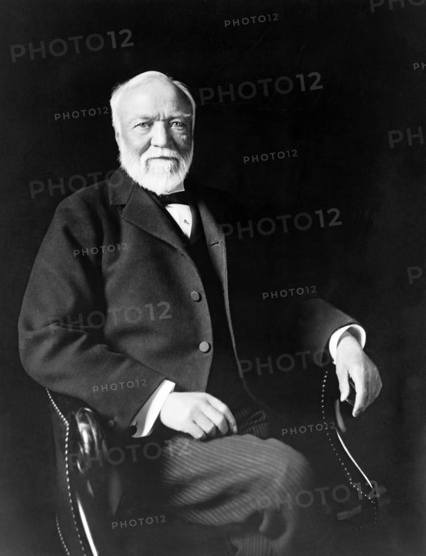 Industrialist Andrew Carnegie