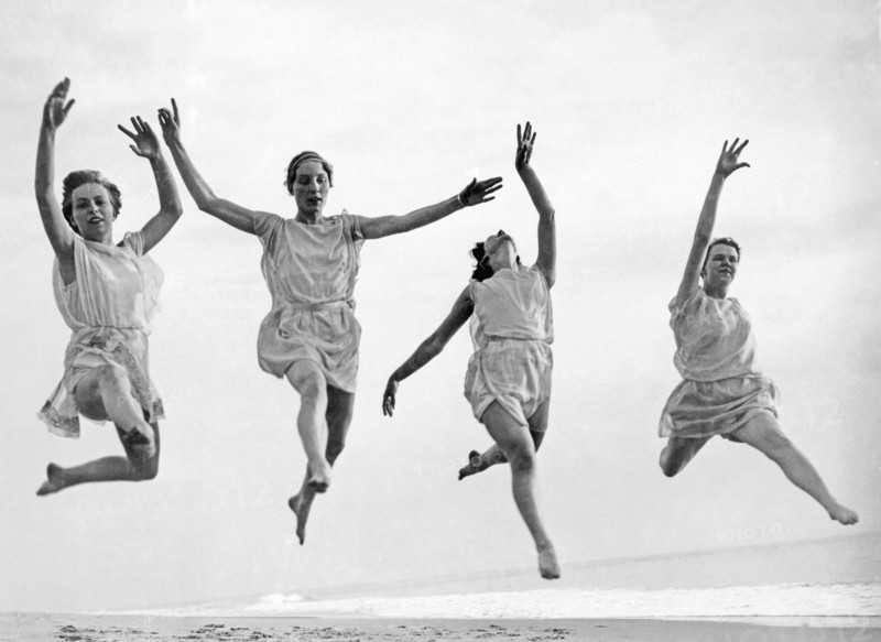 Four Dancers Leaping