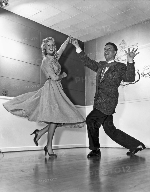 Swing Dancing Couple
