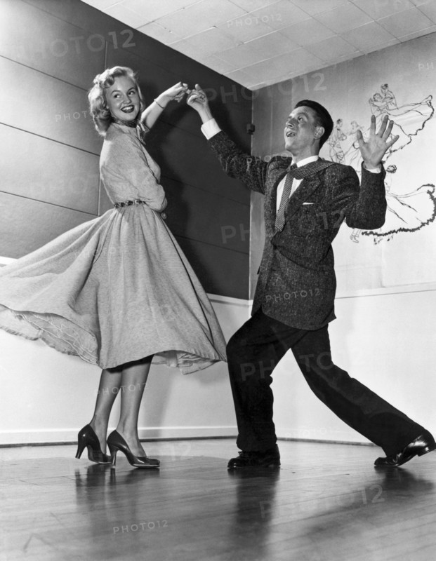 Swing Dancing Couple