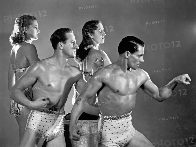 Performing Troupe Strike Pose