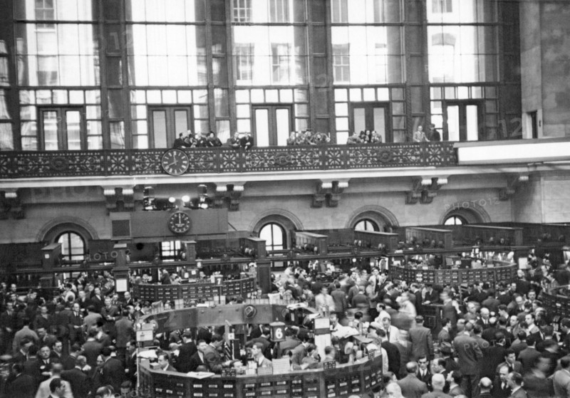 Interior of NY Stock Exchange