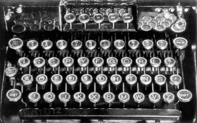 A new typewriter keyboard layout devised by Naval officer, Augus