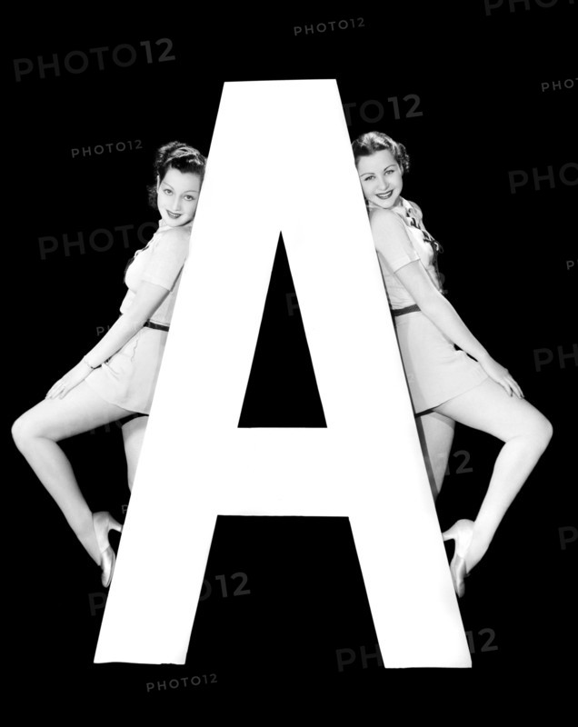 The Letter "A" And Two Women