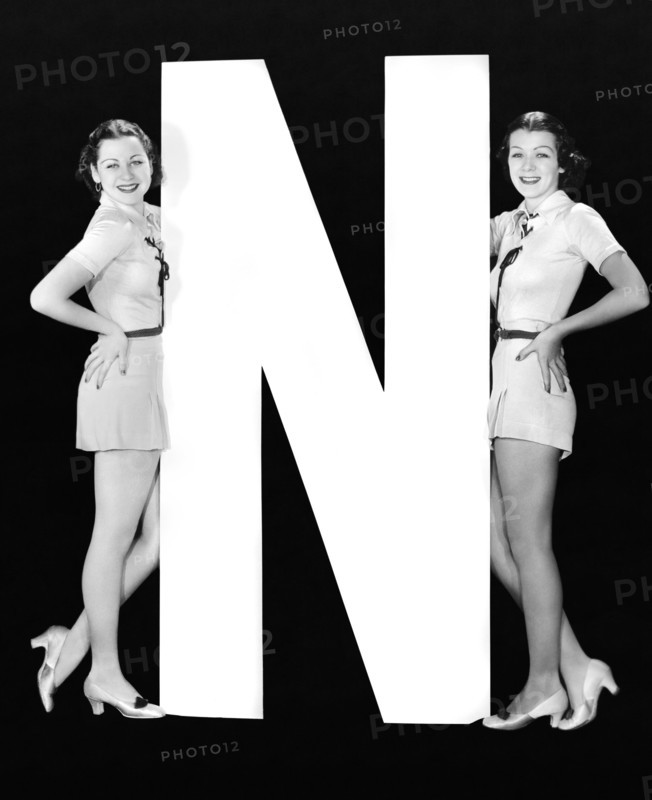 The Letter "N"  And Two Women