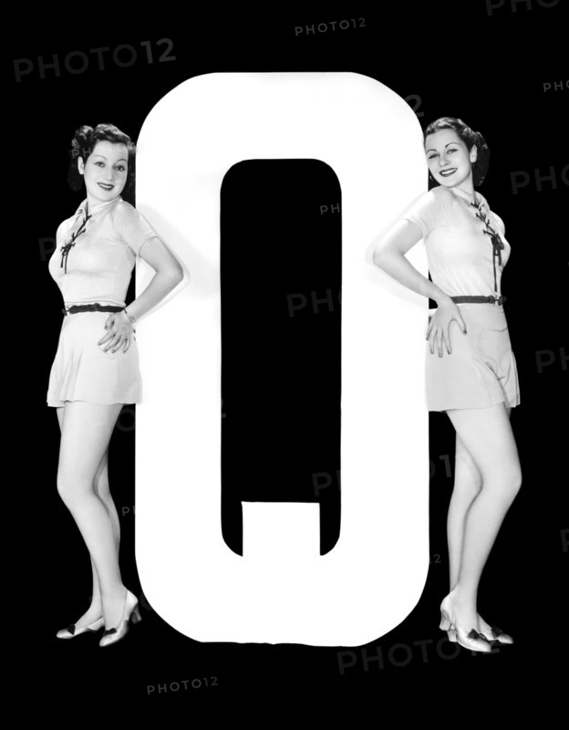 The Letter "Q"  And Two Women