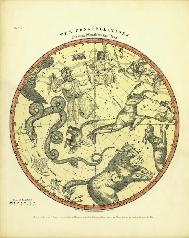 Chart Of The Constellations