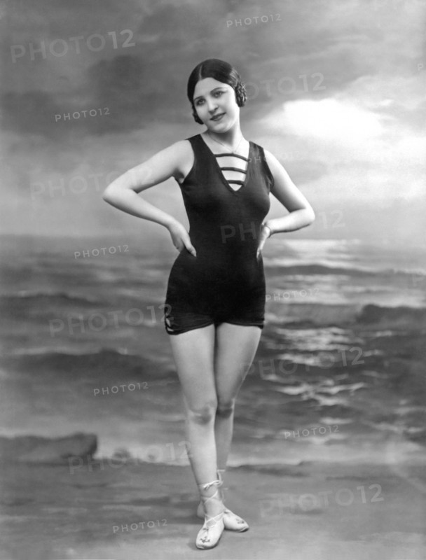 French Woman In A Bathing Suit