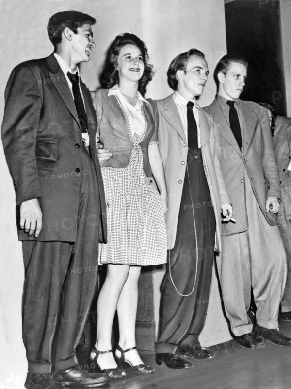 Young Men Wearing Zoot Suits