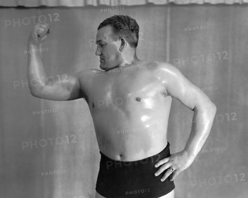 A Body Builder Poses
