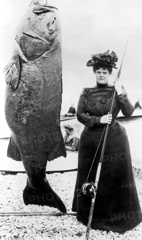Victorian Woman With Her Bass