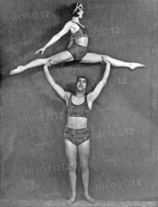 Acrobatic Vaudeville Couple