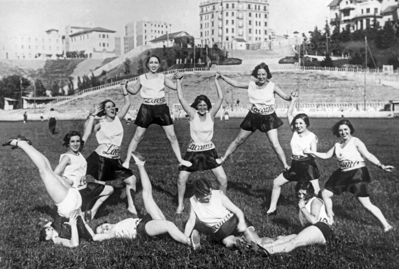 Theater Girls Doing Exercises