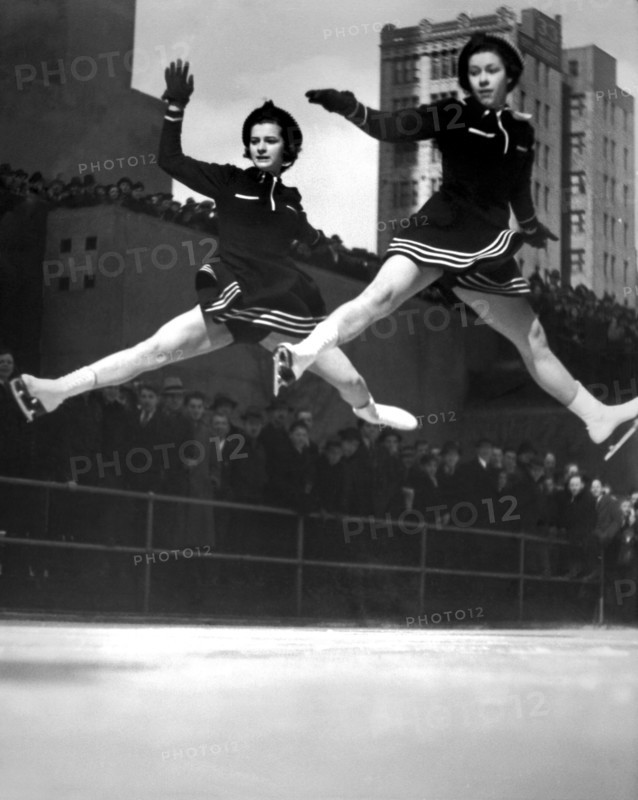 Ice Skaters Perform In NY