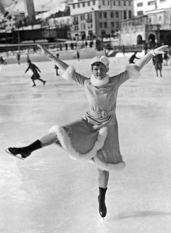 An Ice Dancer Shows Her Moves