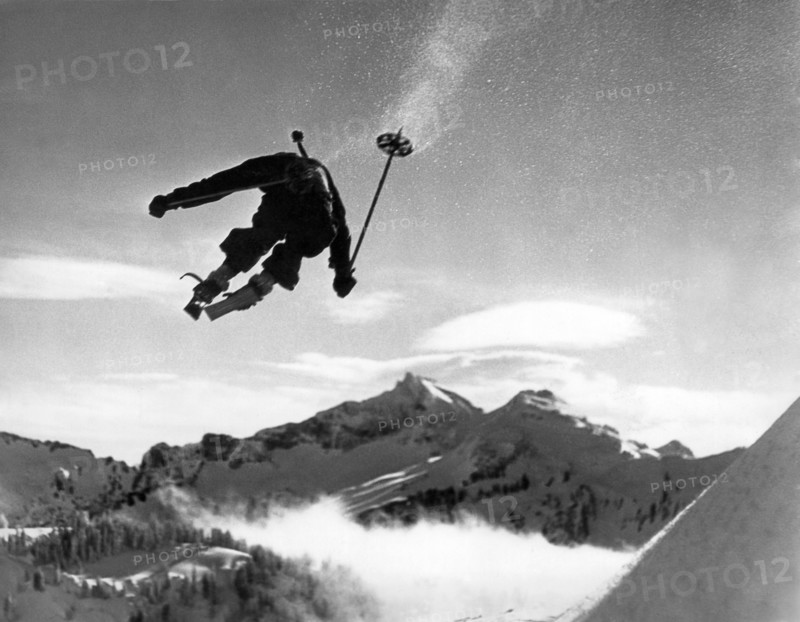 Skiing Over Mt. Ranier