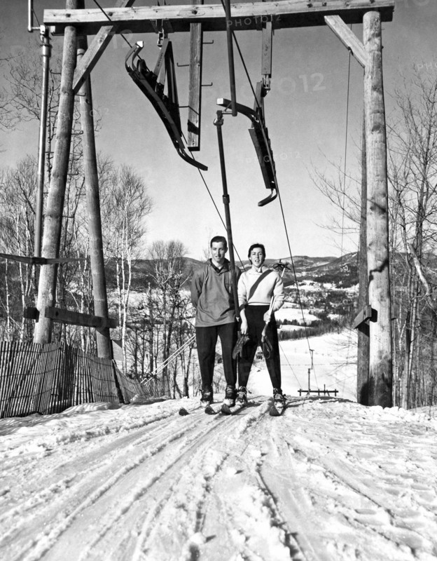 Ski Lift At Saint-Sauveur