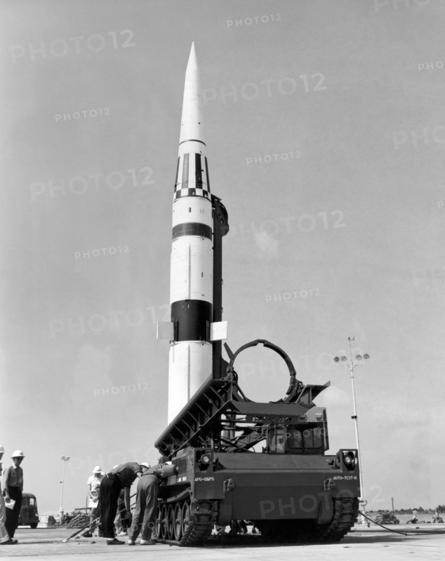 Pershing Missile Ready To Fire