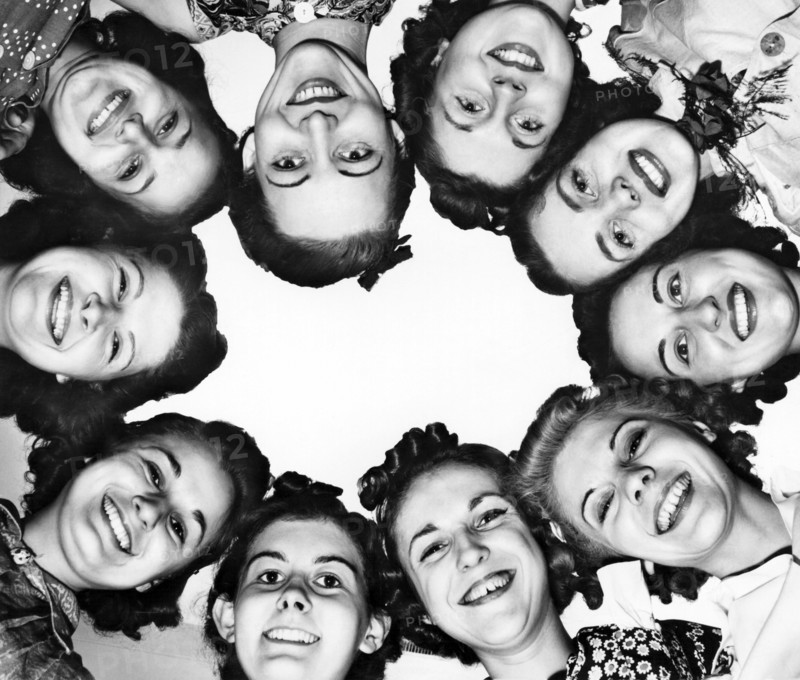 Circle Of Majorettes
