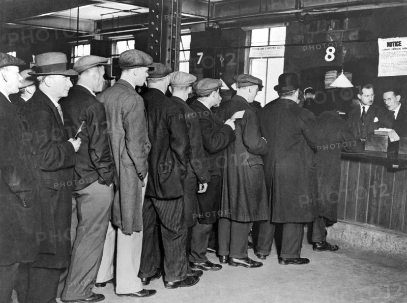 Unemployed Queue In London