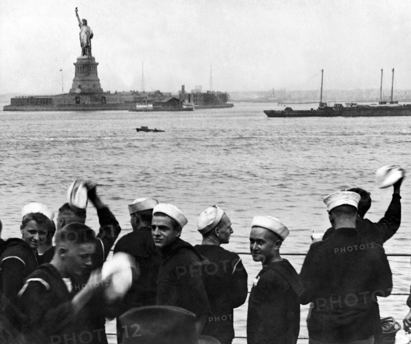 USS Pennsylvania Sailors Cheer