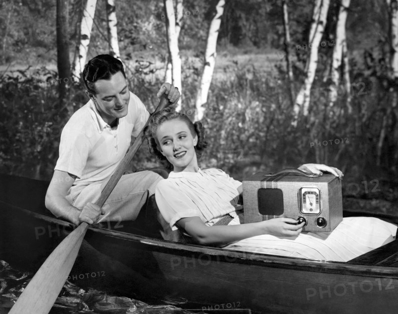 Two Lovers In A Canoe