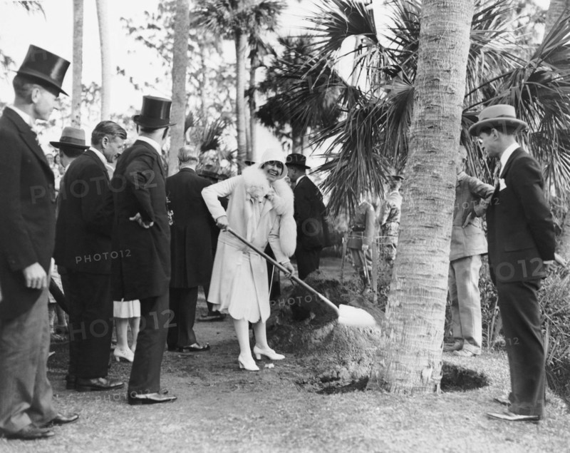 Mrs. Calvin Coolidge Planting