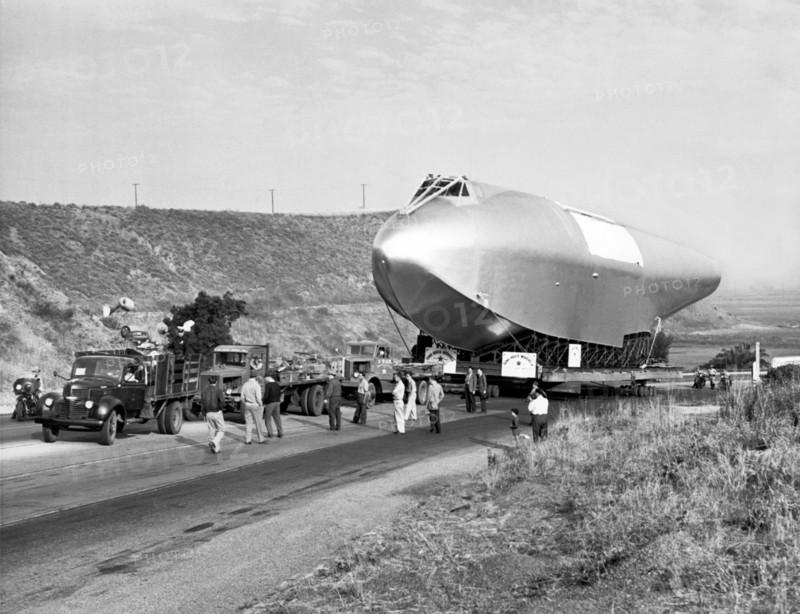 Spruce Goose Hull On The Move
