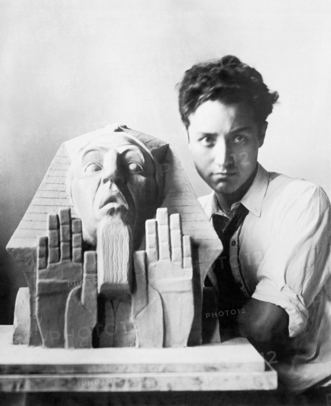 Isamu Noguchi With  Paphnutius