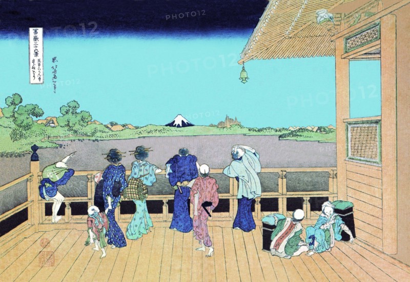 View of Mount Fuji from the Porch