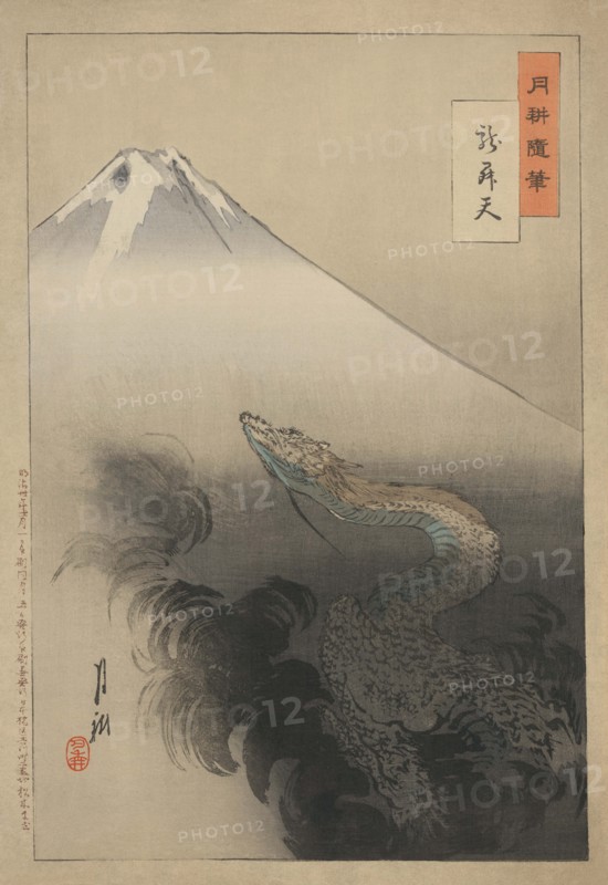 Dragon rising to the heavens 1897