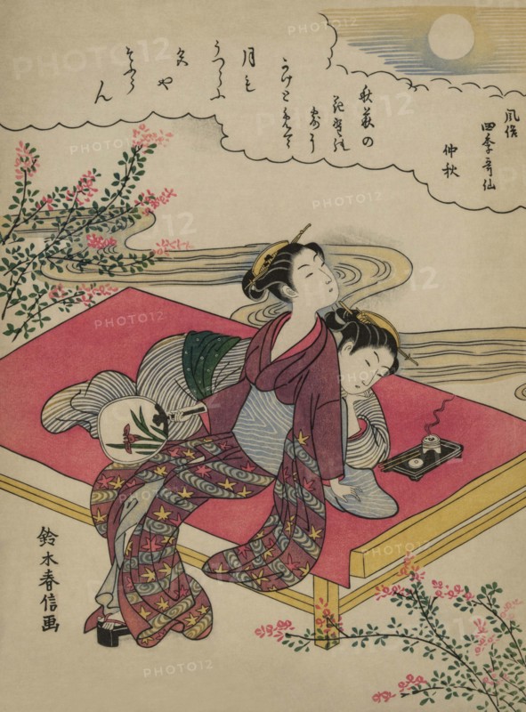 Blossoming Plants under an Autumn Moon 1770