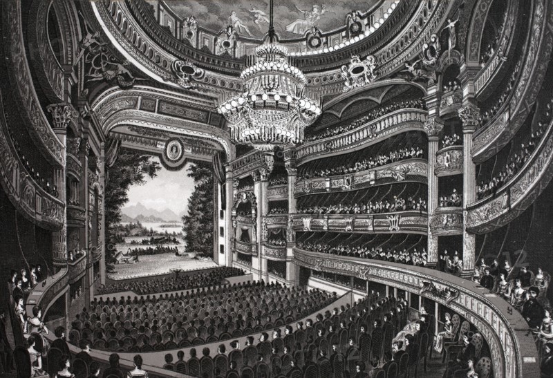 Opera, interior, paris