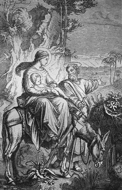 The escape to egypt