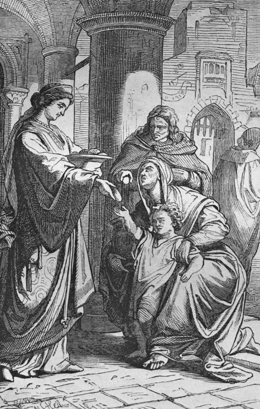 Feeding the hungry
