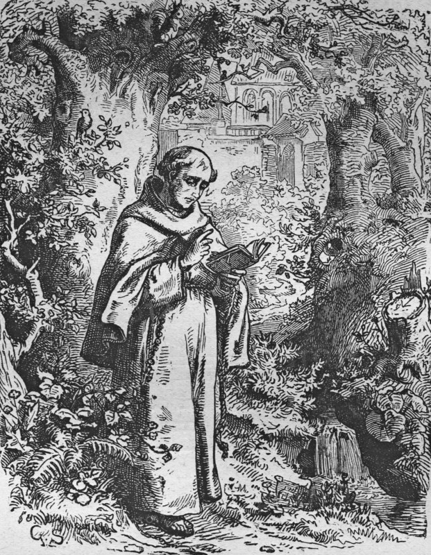 The praying monk